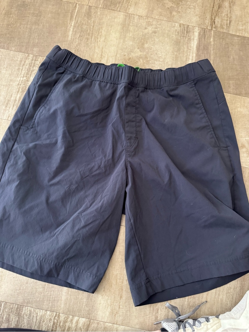 Eddie Bauer Navy Elastic Waist Shorts